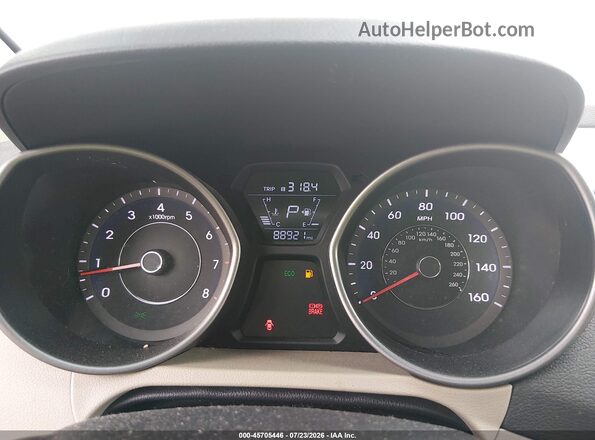 5NPDH4AE8GH728870 2016 HYUNDAI ELANTRA White Vista de los asientos traseros