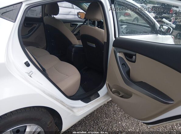 5NPDH4AE8GH728870 2016 HYUNDAI ELANTRA White Vista de la etiqueta del VIN