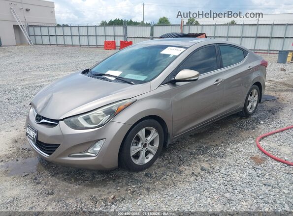 5NPDH4AE8GH735169 2016 HYUNDAI ELANTRA Pewter Przód lewy