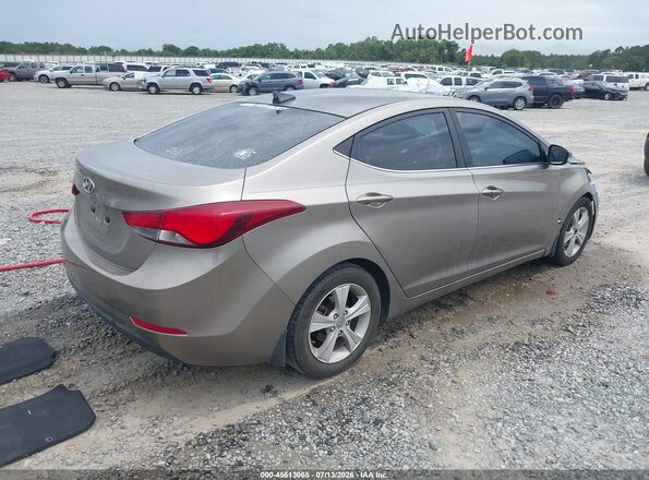 5NPDH4AE8GH735169 2016 HYUNDAI ELANTRA Pewter Tył prawy
