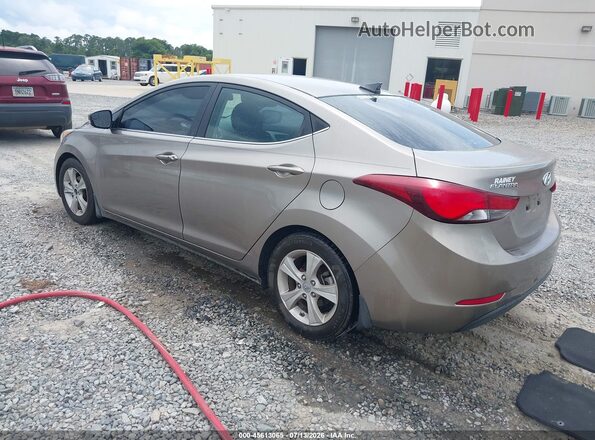 5NPDH4AE8GH735169 2016 HYUNDAI ELANTRA Pewter Tył lewy