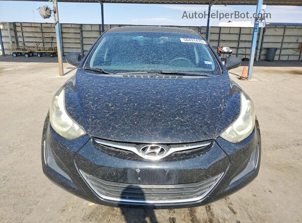5NPDH4AE8GH747466 2016 HYUNDAI ELANTRA Черный Вид спереди