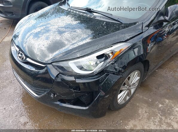 5NPDH4AE8GH782251 2016 HYUNDAI ELANTRA Black Vista frontal