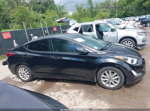 5NPDH4AE8GH782251 2016 HYUNDAI ELANTRA Black Vista interior trasera