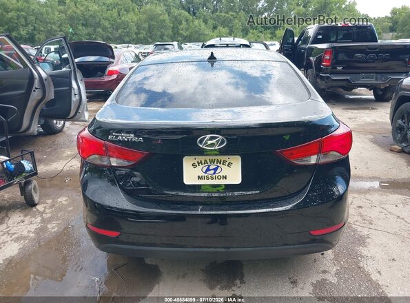 5NPDH4AE8GH782251 2016 HYUNDAI ELANTRA Black 