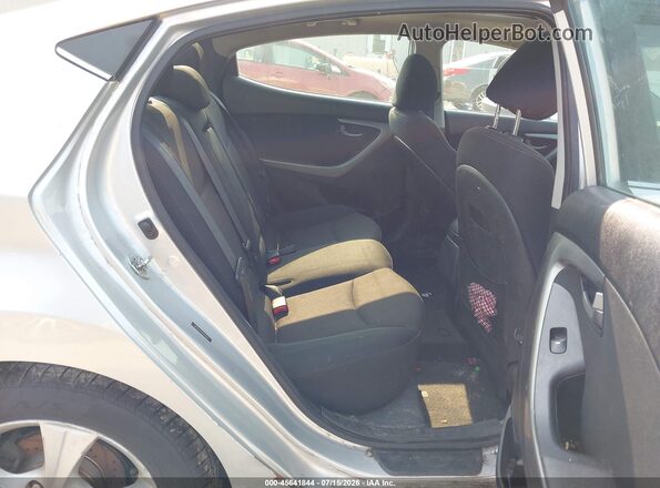 5NPDH4AE8GH795162 2016 HYUNDAI ELANTRA Silver VIN კოდის სტიკერის ხედი