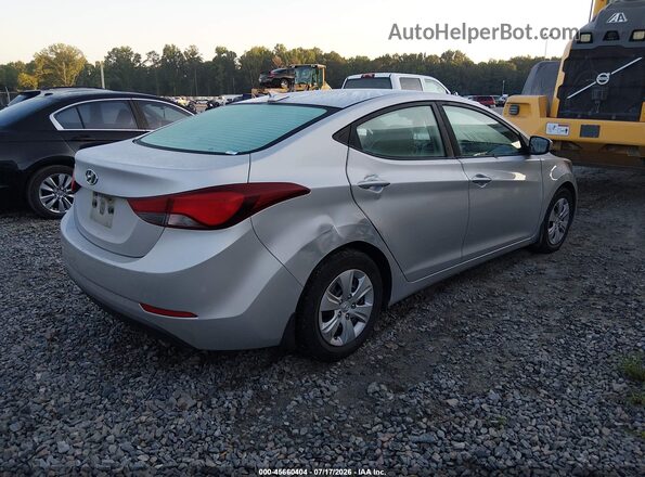 5NPDH4AE8GH795226 2016 HYUNDAI ELANTRA Серый Задняя правая четверть