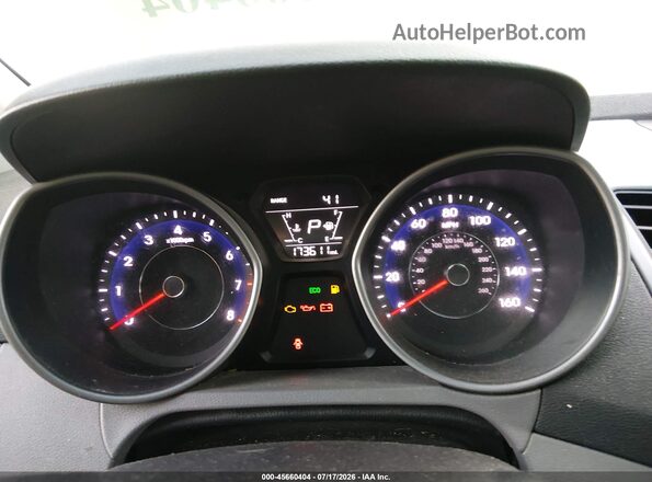 5NPDH4AE8GH795226 2016 HYUNDAI ELANTRA Серый Вид задних сидений