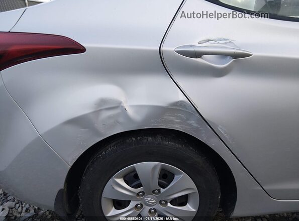 5NPDH4AE8GH795226 2016 HYUNDAI ELANTRA Серый Вид щитка приборов