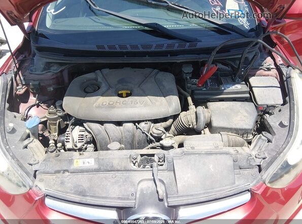 5NPDH4AE9GH656769 2016 HYUNDAI ELANTRA Красный Вид сзади