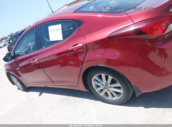 5NPDH4AE9GH656769 2016 HYUNDAI ELANTRA Красный Панорамный вид салона 360°