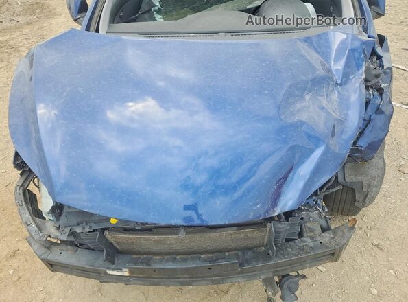 5NPDH4AE9GH701130 2016 HYUNDAI ELANTRA Blue Rear interior view