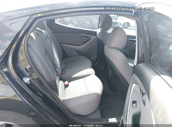 5NPDH4AE9GH707669 2016 HYUNDAI ELANTRA Black Вид наклейки з VIN-кодом