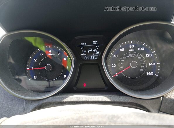 5NPDH4AE9GH725248 2016 HYUNDAI ELANTRA Gray უკანა სავარძლების ხედი