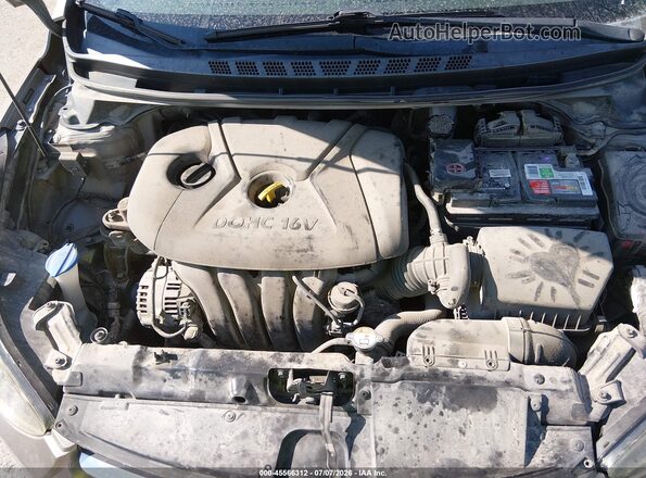 5NPDH4AE9GH725248 2016 HYUNDAI ELANTRA Gray უკანა ხედი