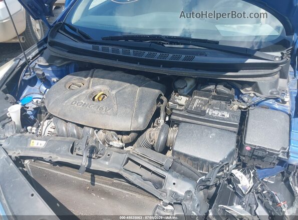 5NPDH4AE9GH730434 2016 HYUNDAI ELANTRA Blue უკანა ხედი