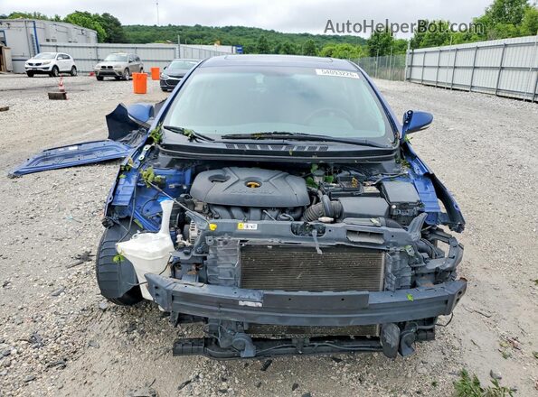 5NPDH4AE9GH733012 2016 HYUNDAI ELANTRA Blue წინა ხედი