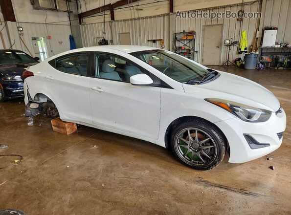 5NPDH4AE9GH736461 2016 HYUNDAI ELANTRA White Delantero derecho