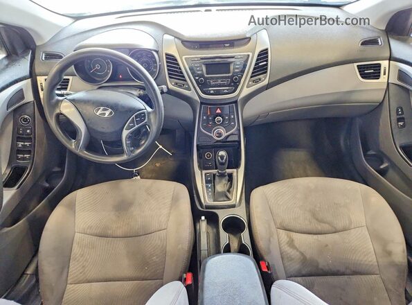 5NPDH4AE9GH736461 2016 HYUNDAI ELANTRA White Vista del salpicadero