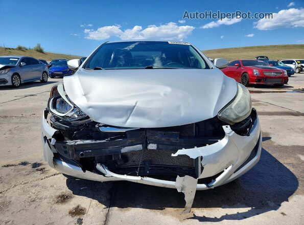 5NPDH4AE9GH746469 2016 HYUNDAI ELANTRA Silver Front view