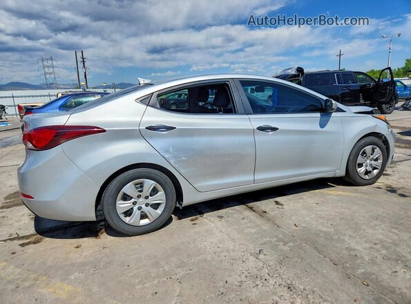 5NPDH4AE9GH746469 2016 HYUNDAI ELANTRA Silver Rear right