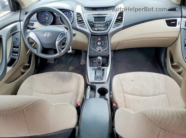5NPDH4AE9GH748562 2016 HYUNDAI ELANTRA White Dashboard view