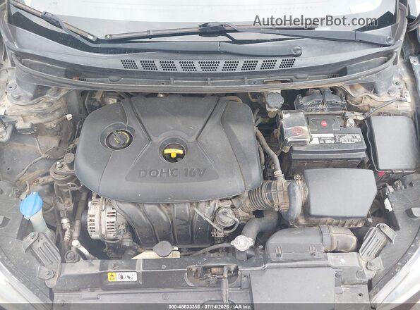 5NPDH4AE9GH758380 2016 HYUNDAI ELANTRA Black Вид ззаду