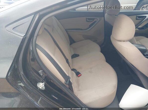 5NPDH4AE9GH758380 2016 HYUNDAI ELANTRA Black Вид наклейки з VIN-кодом