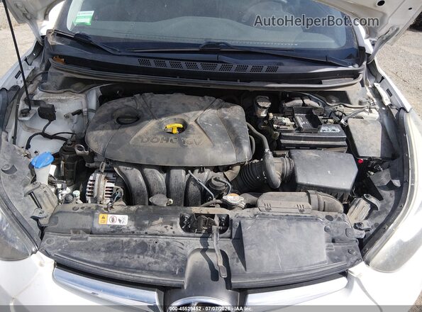 5NPDH4AE9GH765863 2016 HYUNDAI ELANTRA White Вид ззаду