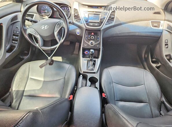 5NPDH4AE9GH777771 2016 HYUNDAI ELANTRA Beige Dashboard view