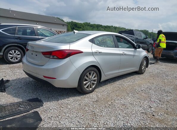 5NPDH4AE9GH787944 2016 HYUNDAI ELANTRA Silver Tył prawy
