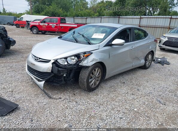 5NPDH4AE9GH787944 2016 HYUNDAI ELANTRA Silver Przód lewy