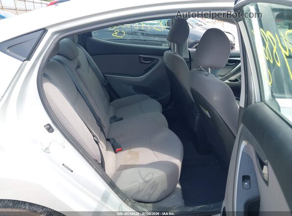 5NPDH4AE9GH787944 2016 HYUNDAI ELANTRA Silver Widok naklejki z numerem VIN