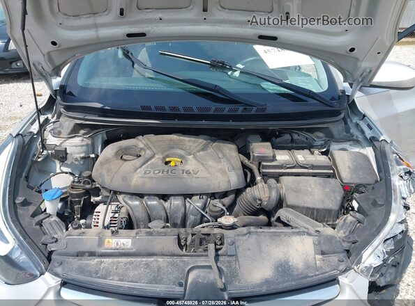 5NPDH4AE9GH787944 2016 HYUNDAI ELANTRA Silver Widok z tyłu