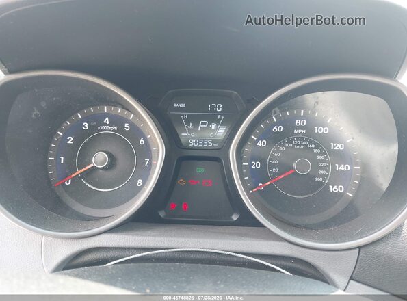5NPDH4AE9GH787944 2016 HYUNDAI ELANTRA Silver Widok tylnych siedzeń