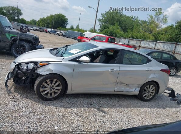 5NPDH4AE9GH787944 2016 HYUNDAI ELANTRA Silver 