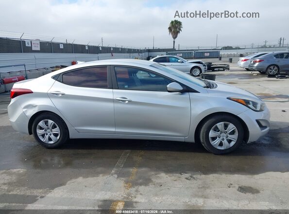 5NPDH4AE9GH789547 2016 HYUNDAI ELANTRA Silver Սալոնի հետևի տեսք