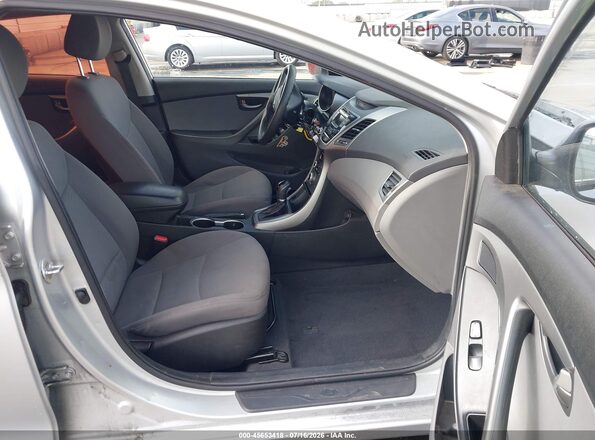 5NPDH4AE9GH789547 2016 HYUNDAI ELANTRA Silver Սալոնի դիմացի տեսք
