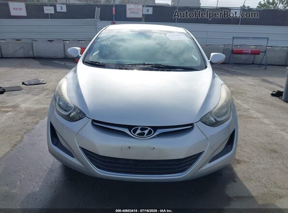 5NPDH4AE9GH789547 2016 HYUNDAI ELANTRA Silver Սարքավորումների վահանակի տեսք