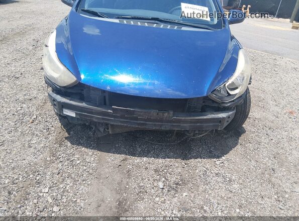 5NPDH4AE9GH793890 2016 HYUNDAI ELANTRA Blue Вид спереду