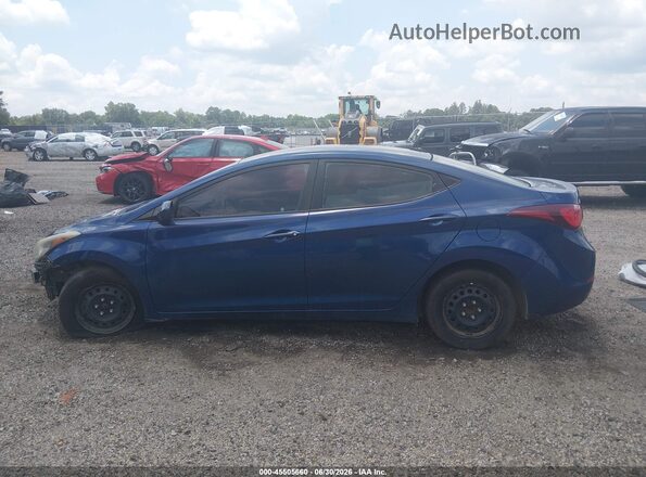 5NPDH4AE9GH793890 2016 HYUNDAI ELANTRA Blue 