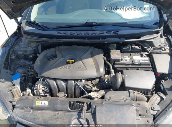 5NPDH4AE9GH796160 2016 HYUNDAI ELANTRA Black Հետևի տեսք