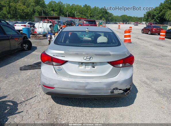 5NPDH4AE9GH797132 2016 HYUNDAI ELANTRA Silver 