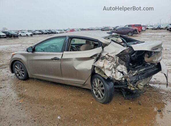 5NPDH4AEXGH655176 2016 HYUNDAI ELANTRA Tan Հետևի ձախ