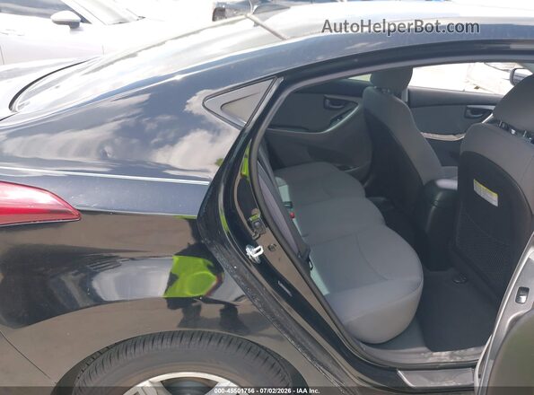 5NPDH4AEXGH668526 2016 HYUNDAI ELANTRA Черный Вид наклейки с VIN-кодом