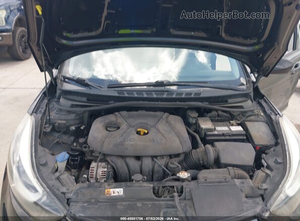 5NPDH4AEXGH668526 2016 HYUNDAI ELANTRA Черный Вид сзади