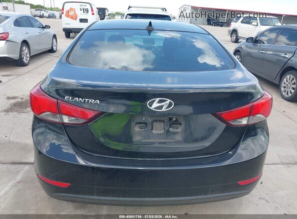 5NPDH4AEXGH668526 2016 HYUNDAI ELANTRA Черный 