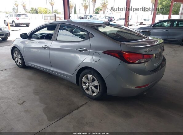 5NPDH4AEXGH672995 2016 HYUNDAI ELANTRA Silver Trasero izquierdo