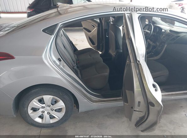5NPDH4AEXGH672995 2016 HYUNDAI ELANTRA Silver Vista de la etiqueta del VIN