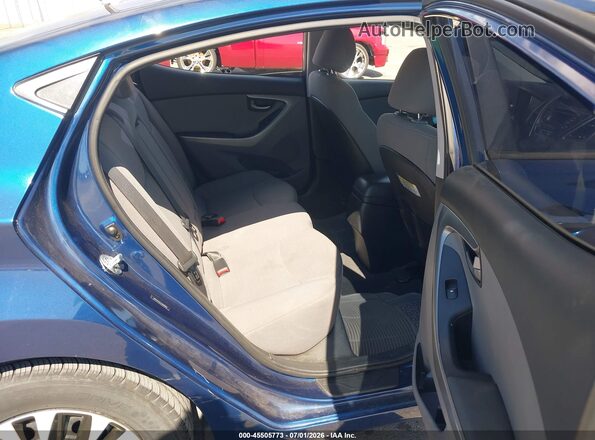 5NPDH4AEXGH680904 2016 HYUNDAI ELANTRA Blue Vista de la etiqueta del VIN